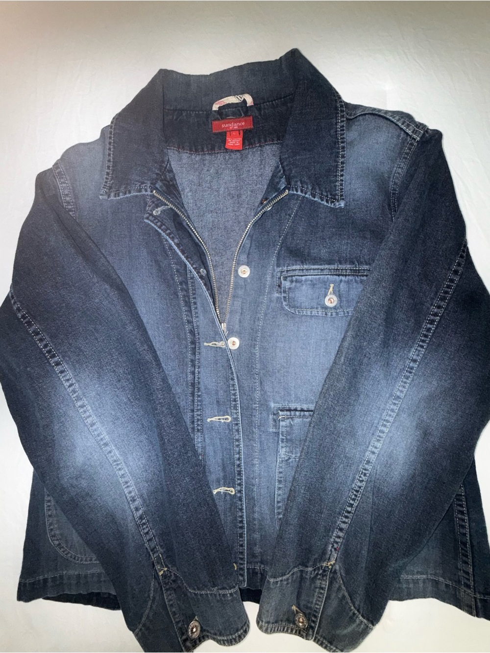 Sundance Men's Faded Indigo Denim Jacket